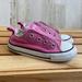 Converse Shoes | Converse Toddler Girls Size 7 Chuck Taylor Sneakers Hook/Loop Closure Shoes | Color: Pink | Size: 7bb