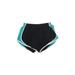 Nike Athletic Shorts: Teal Solid Activewear - Women's Size Medium