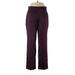 Lee Casual Pants - High Rise: Burgundy Bottoms - Women's Size 12