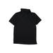 Nautica Short Sleeve Polo Shirt: Black Print Tops - Kids Boy's Size 18
