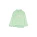 Adidas Sweatshirt: Green Tops - Kids Girl's Size 6X