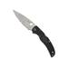 Spyderco Native Chief Lightweight Folding Knife 4.02in CTS-BD1N Stainless Steel Drop Point Satin Combo Black C244PSBK