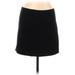 H&M Casual Skirt: Black Solid Bottoms - Women's Size Large