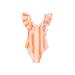 Cat & Jack One Piece Swimsuit: Pink Stripes Sporting & Activewear - Size 12 Month