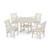 POLYWOOD Canyon 5-Piece Round Farmhouse Dining Set