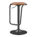 Elijah PU Gaslift Bar Stool, (Set of 2)