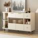 U-Style Rotating Storage Cabinet With 2-Doors And 2-Drawers,Multiple Storage Spaces,Multi-functional Use