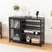 Bar Cabinet,Wine Bar Cabinet with Wine Racks and UAB socket