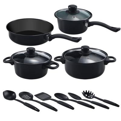 Black 13-Pack Nonstick Cookware Set