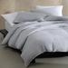 Calvin Klein Modern Cotton Ribbed Matelasse 3 Piece Duvet Cover Set Cotton in Blue | King Duvet Cover + 2 King Shams | Wayfair USHSFN1277626