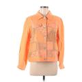 Coldwater Creek Jacket: Short Orange Jackets & Outerwear - Women's Size Medium Petite