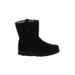 Ugg Boots: Black Print Shoes - Women's Size 6 - Round Toe