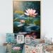 Ebern Designs Lotus Pond At Sunset I On Canvas Print Metal in Green/Pink | 40 H x 30 W x 1.5 D in | Wayfair 9A1715FCA00B490CA05E8A8CFEADDCBC