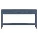 Red Barrel Studio® Blesse 59.1" Console Table Wood in Blue | 31.7 H x 59.1 W x 15.7 D in | Wayfair 132DA68E79774ECF95A3E9AD1C01E07E