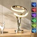 Wrought Studio™ Exquisite Spiral Trophy Design LED Table Lamp: RGB Multi-Color, Warm White Light, Touch Control | Wayfair