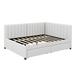 Latitude Run® Full Size Daybed w/ 2 Storage Drawers Sofa Bed Frame Upholstered/Linen in Brown | 27.6 H x 57.9 W x 78.9 D in | Wayfair