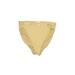 MICHAEL Michael Kors Swimsuit Bottoms: Gold Print Swimwear - Women's Size Medium