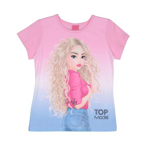 - T-Shirt Topmodel In Pink Frosting, Gr.128