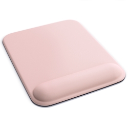CSL Gaming Mauspad, Office Mousepad mit Gelkissen mit & Handgelenkauflage, 22,5 x 28 cm, rosa Image