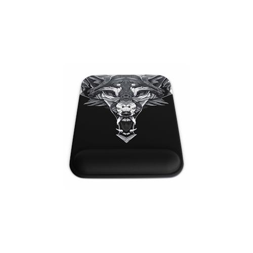 Titanwolf Gaming Mauspad mit Handgelenkauflage, Office Gel Mousepad mit Handgelenkpolster