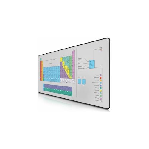 CSL Gaming Mauspad, XXL Schreibtischunterlage 900 x 400mm, Präzision & Geschwindigkeit, Periodensystem