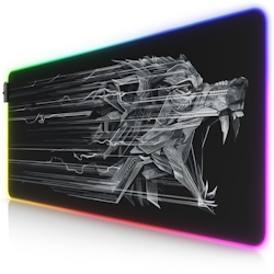 Titanwolf RGB Gaming Mauspad XL 900 x 400 mm Mousepad - verbessert Präzision & Geschwindigkeit Image