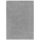 Tapis de salon uni en laine gris 120x170 cm
