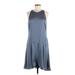 H&M Casual Dress - A-Line: Gray Solid Dresses - Women's Size 8