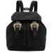 Black Pin-buckle Backpack