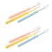 6 Pcs Travel Toothbrush Cleaning Extra Soft Toothbrushes Natural Adults Tool Portable Pp Nylon