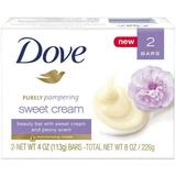 Dove Purely Pampering Beauty Bar Sweet Cream And Peony 4 Ounce 2 Ct