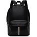 Faux-Leather Signature Stripe Backpack