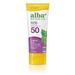 Alba Botanica Kids Sunscreen for Face and Body Tropical Fruit Sunscreen Lotion for Kids Broad Spectrum SPF 50 Water Resistant and Hypoallergenic 3 fl. oz. Tube
