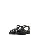 TOM TAILOR Damen Sandalen aus Kunstleder, schwarz, Uni, Gr. 40