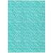 Addison Rugs Chantille ACN514 Teal 3 x 5 Indoor Outdoor Area Rug Easy Clean Machine Washable Non Shedding Bedroom Living Room Dining Room Kitchen Patio Rug