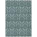 Addison Rugs Chantille ACN572 Teal 3 x 5 Indoor Outdoor Area Rug Easy Clean Machine Washable Non Shedding Bedroom Living Room Dining Room Kitchen Patio Rug