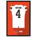 Deshaun Watson Cleveland Browns Away Jersey Framed Art Print