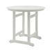 Historyli Go5H Patio Table With Umbrella Hole(1.97 ) Modern Round All-weather Bar Table For Outdoor Backyard Garden Lawn Balcony Pool