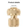 1/2 3/4inch Garden Hose Quick Connect Water Hose Fit Brass Female Male Connector