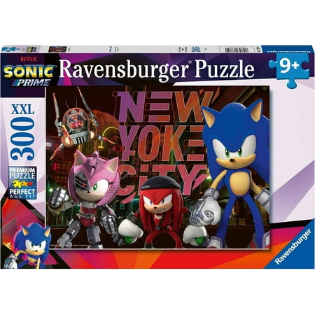 Ravensburger Children s Puzzle 13384 13384 The Parallel World 300 Pieces XXL Sonic Puzzle for Children from 9 Years White