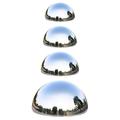 Summer Garden Lawn Reflective Ball Stainless Steel Ground Decoration Set Spheres for Kitchen Balls Outdoor 4 Pcs