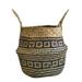 KANY Flower Pots Outdoor Clearance Seagrass Wicker Basket Flower Pot Folding Basket Dirty Basket Storage Decoration Flower Pots for Indoor Plants