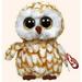 TY Beanie Boos - Swoops Brown Owl (Glitter Eyes Regular Size 6 Plush) Bonus 1 Random TY Eraser