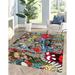 Office Rug Colorful Rugs Large Rugs Outdoor Rugs Soft Rugs Graffiti Rugs Entry Rug Bedroom Rugs Colorful Graffiti Rugs Thin Rug 3.9 x5.9 - 120x180 cm