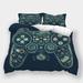 Home Textiles Gamepad Printed Quilt Cover Pillowcase Children Fashion Design Duvet Cover Set California King (98 x104 )