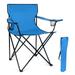 Coliware Outdoor Lightweight Folding Camping Chair Oversized Oxford Fabric Portable Director Chair for camping with Carry Bag Cup Holder Compact & 551lb Loading Capacity - Blue