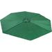 1pc Beach Umbrella Canopy UV Protection Umbrella Canopy Outdoor Umbrella Canopy without Umbrella Stand (Dark Green)