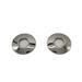 BrowQuartz 2 Pieces Stainless Steel Pool Ladder Cover Plate Portable Round Replacement Detachable Decorative Handrail Patch Plates