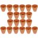 Terracotta Flower Pots Mini Planter Indoor Planters Small Succulent Round 20 Pcs