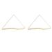 2 Pack Plant Hanging Bracket Decor Wall for Mounted Holder Clothes Home Decoration Shelf Wooden Plants